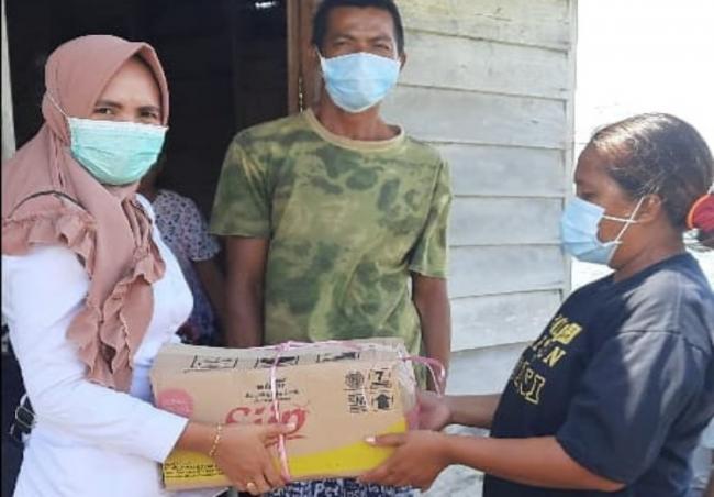 Puskesmas Benan Bantu Korban Rumah Ambruk di Mensanak Lingga