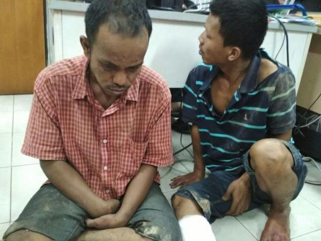 Video Polisi Bekuk Empat Jambret Banting Nenek-nenek di Sei Panas