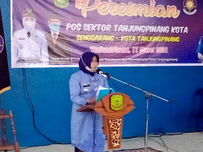 Pos Damkar Tanjungpinang di Senggarang Mulai Dioperasikan