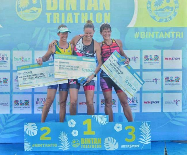 Colin dan Victoria Juarai Bintan Triathlon 2019 Olympic Distance 