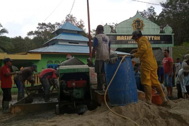 Warga Sergang di Singkep Butuh Bantuan Dermawan Bangun Masjid Al-Fattah