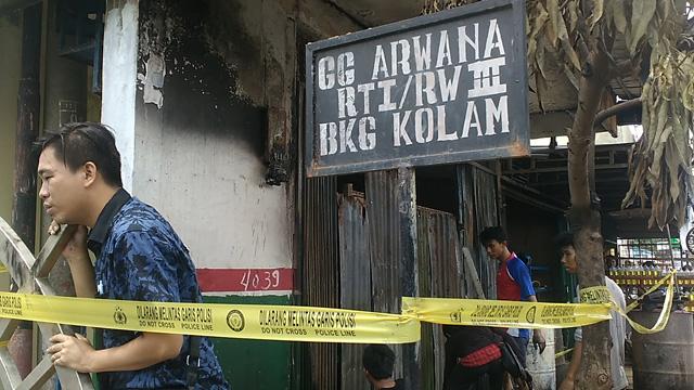 Kebakaran Bengkel di Bengkong Kolam, Dua Motor Konsumen Ikut Gosong