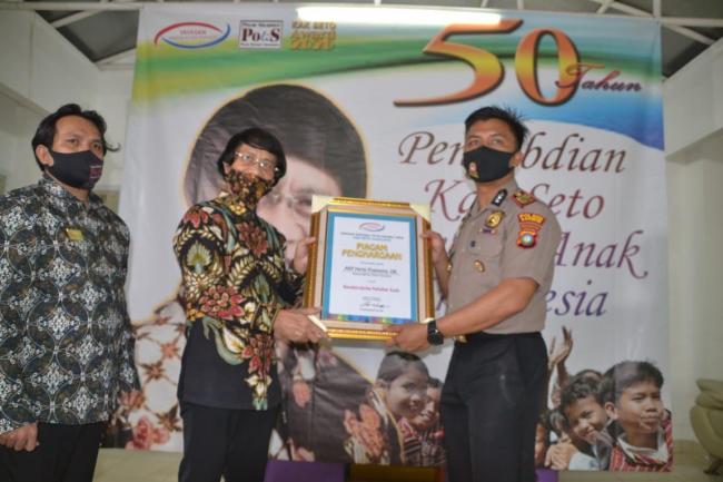Program Perlindungan Anak, Kapolres Karimun Terima Kak Seto Award