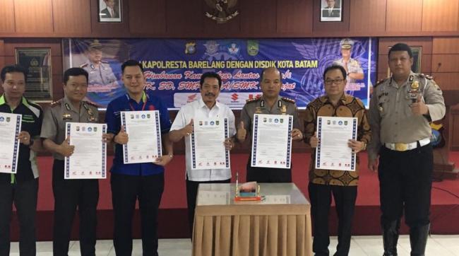 Polantas Ajak Kerja Sama Pendeta dan Kepsek 