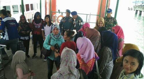 Danlantamal IV: Perhatikan Keselamatan, Jangan Lupa Life Jacket