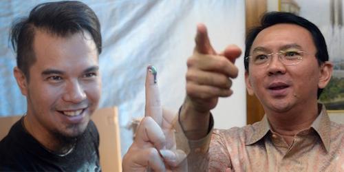 Ini Komentar Ahok Ditantang Ahmad Dhani 