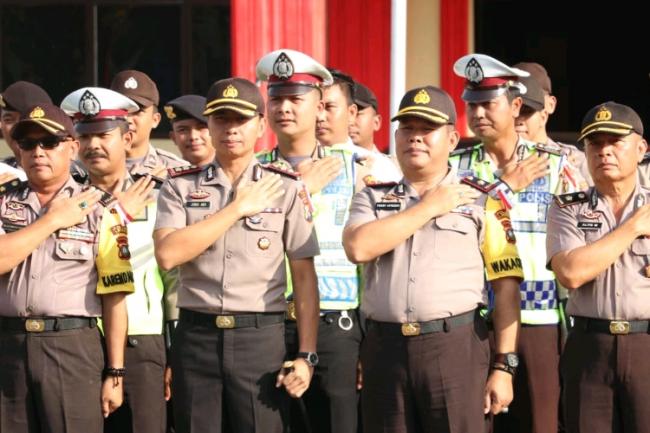 Begini Cara Polres Lingga Dukung Program Millenial Road Safety Festival