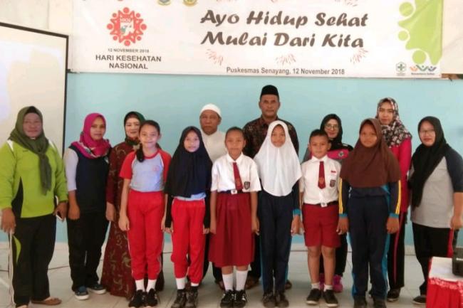 Camat Ajak Masyarakat Senayang Budayakan Perilaku Hidup Sehat