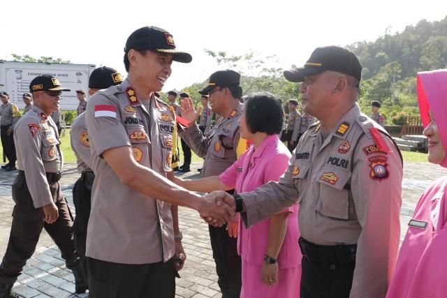 63 Personil Polres Lingga Naik Pangkat