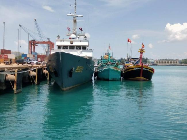 Baharkam Polri Bekuk Dua KIA Vietnam Curi Ikan di Laut Natuna Utara