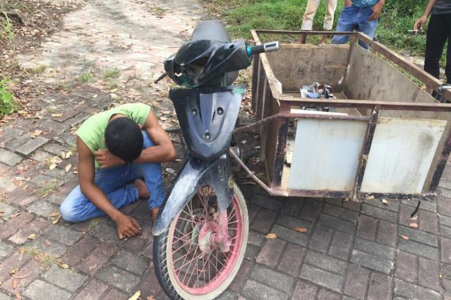 Curi Printer Bekas, Hombing Nyaris Bonyok Dihajar Warga