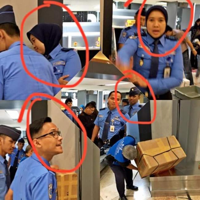Begini Tidak Sopannya Petugas Bandara Saat Periksa Barang Calon Penumpang Pesawat