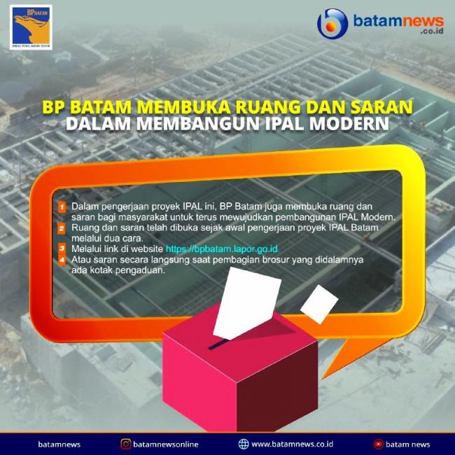 INFOGRAFIS: BP Batam Buka Ruang dan Saran Pembangunan IPAL Modern