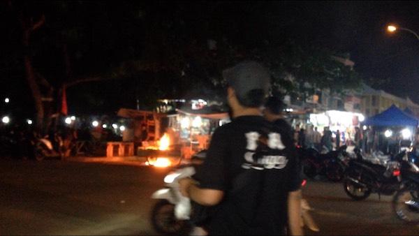 Satu Unit Becak Motor Mendadak Terbakar, Seorang Anak Selamat