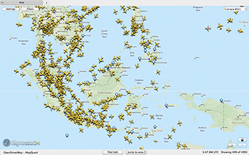 Sebelum Hilang, Pesawat AirAsia A320-200 Sempat Terekam Flightradar24