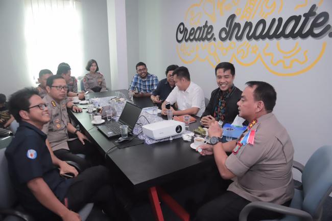 Silaturahmi ke Batamnews, Kapolda Kepri Irjen Andap: Batamnews Luar Biasa...