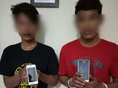 Dua Pemuda Pencuri HP Diciduk Polisi di Rumahnya