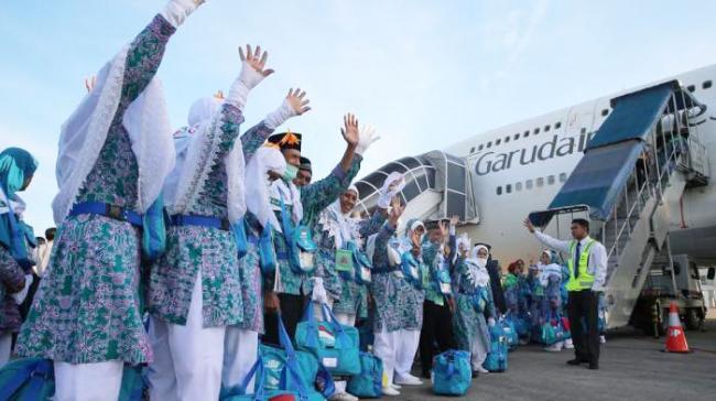 JCH Riau, Jambi dan Kalimantan Barat Berangkat Melalui Hang Nadim