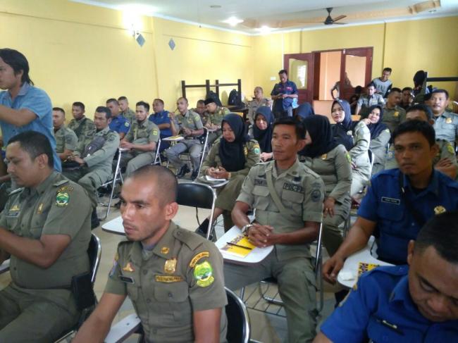 Satpol PP Lingga Libatkan Polres dalam Pelatihan Personel