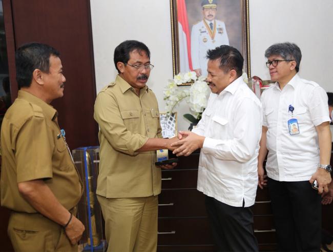 Kepala BP Batam Lukita Sambangi Gubernur Kepri ke Tanjungpinang