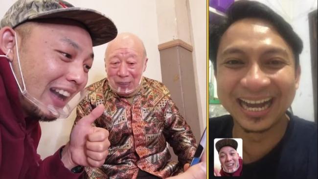 Reaksi Para Komedian Indonesia Di-video call Kakek Sugiono