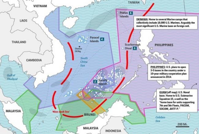 Mengenal 9 Garis Putus-putus Tiongkok dan Klaim Laut China Selatan
