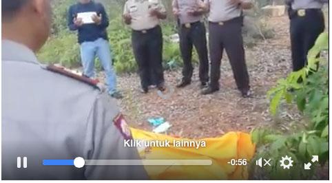 [VIDEO] Kerangka Lia Arzalina Didoakan Polisi Saat Ditemukan di Hutan