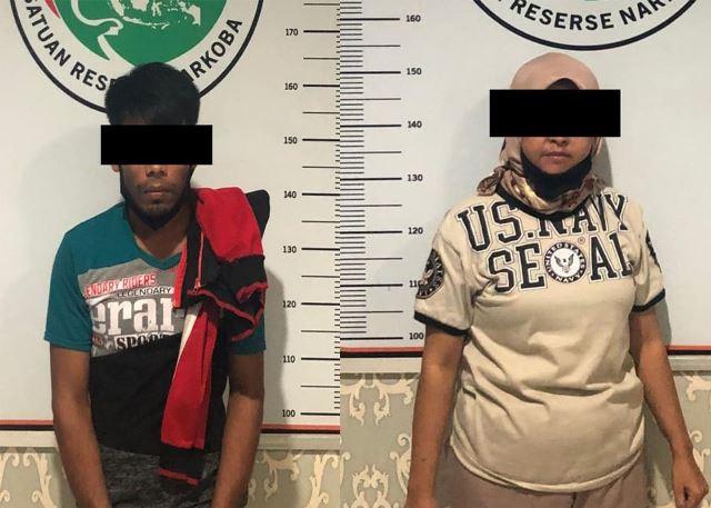 Sepasang Kurir Narkoba Diringkus di Lubuk Baja, 3 Kg Sabu Jadi Barang Bukti 