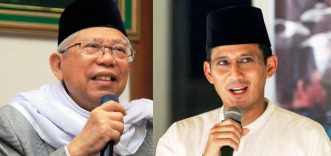 Maruf Amin Vs Sandiaga Uno, Ini Kelebihan Mereka