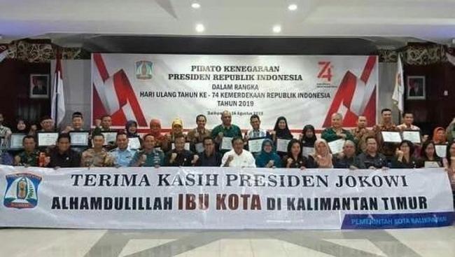 Viral Spanduk Kaltim Ibu Kota RI,  Wali Kota Balikpapan Beri Penjelasan