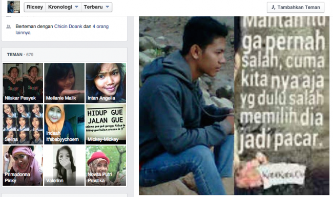 Membongkar Isi Facebok Willy si Pelaku Pembunuhan Jenifer. Banyak Fakta Mengejutkan Terkuak