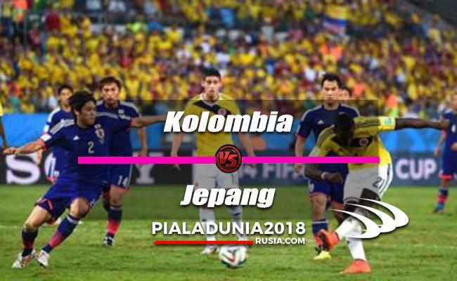 Jepang Lesakkan Dua Gol, Kolombia Tertinggal