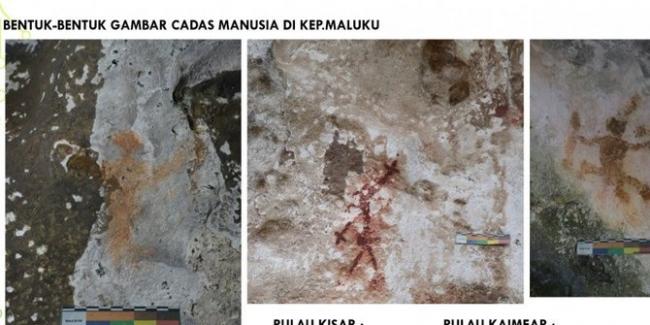 Arkeolog Teliti Bentuk Gambar Cadas Manusia di Maluku Barat Daya