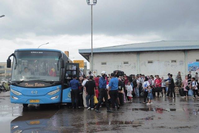Empat BUMN Berangkatkan 1.465 Pemudik Gratis dari Batam