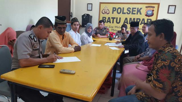 Saat Polsek Batuampar Jadi Tuan Rumah Akad Pernikahan