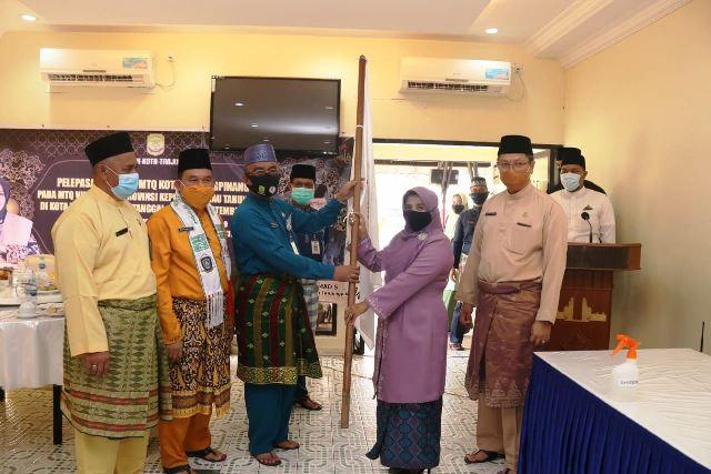 Rahma Ingatkan Kafilah Tanjungpinang di MTQ Kepri Terapkan Protokol Covid