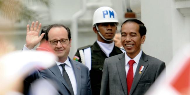 Disambut Pasukan Berkuda, Presiden Perancis Bawa "Uang" Rp 34 T Buat Indonesia 
