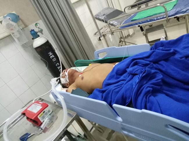 Kondisi Hezkiel Masih Koma di RSUD Embung Fatimah