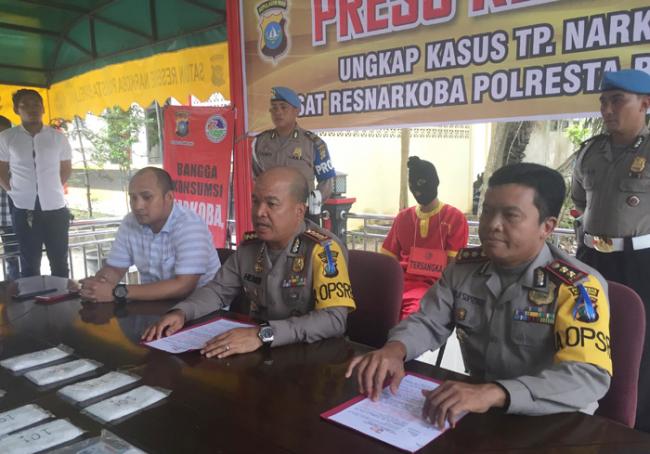 Kasus Narkoba yang Ditangani Polresta Barelang Menurun, Ini Datanya  