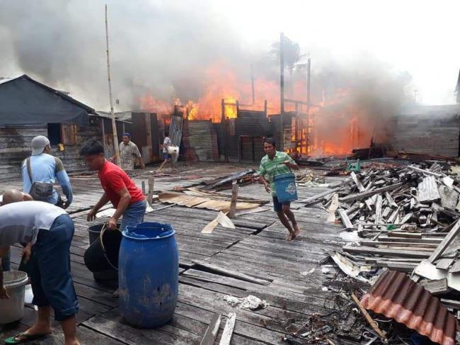 Kebakaran di Kampung Tua Penagi Natuna, Gerak Cepat Pemadam Diapresiasi