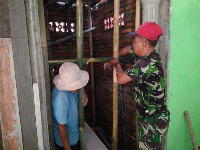 Masyarakat Bahagia, Satgas TMMD Renovasi Tempat Ibadah