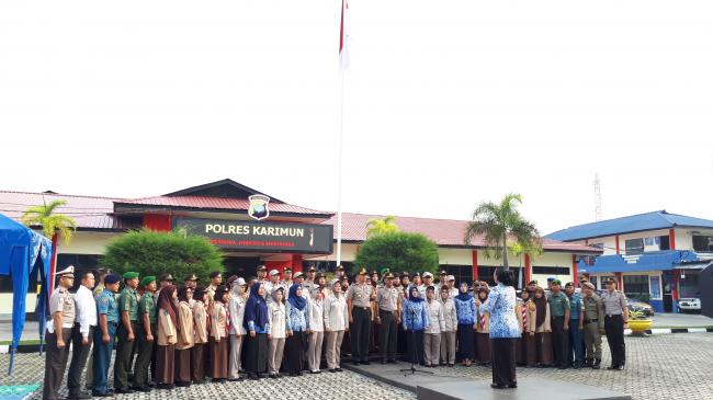 Polres Karimun Laksanakan Harmoni Indonesia 2018