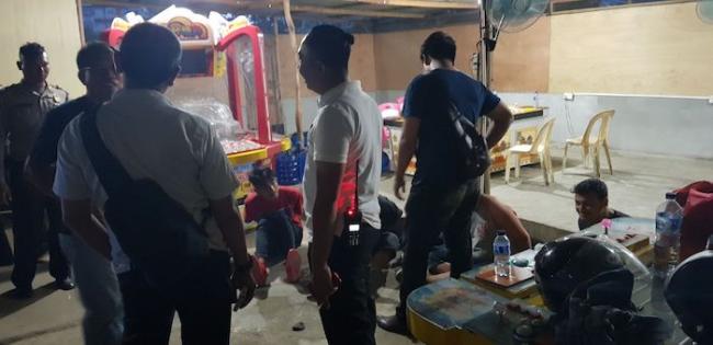 Foto-foto Polisi Gerebek Lagi Kampung Aceh Batam
