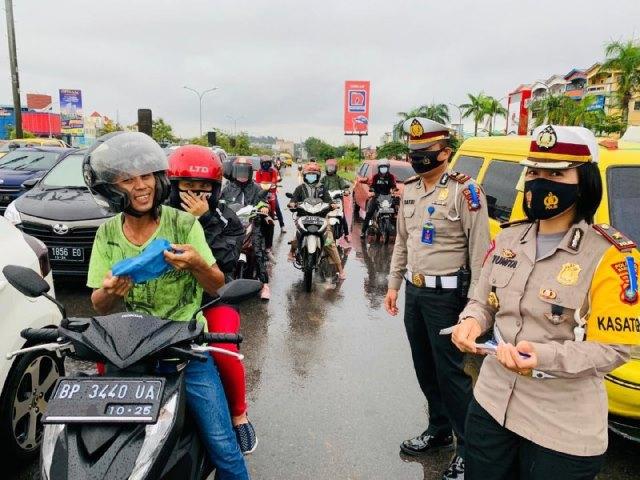 Hari Pertama Operasi Zebra di Batam Diisi Sosialisasi Cegah Corona