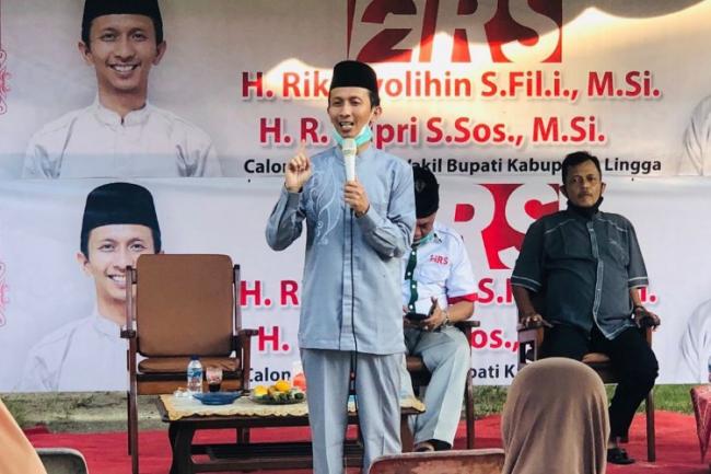 Riki Syolihin Komitmen Rangkul Semua Kalangan Wujudkan Lingga Bahagia