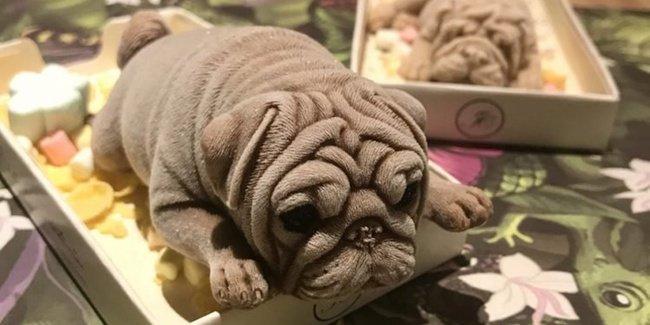 Sajikan Es Krim Berbentuk Anak Anjing, Kafe di Taiwan Ini Viral