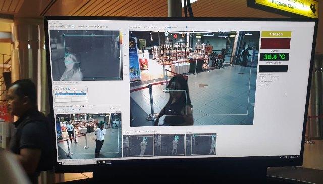 Covid-19 Merebak, Bandara Hang Nadim Tambah Alat Pengukur Suhu Tubuh
