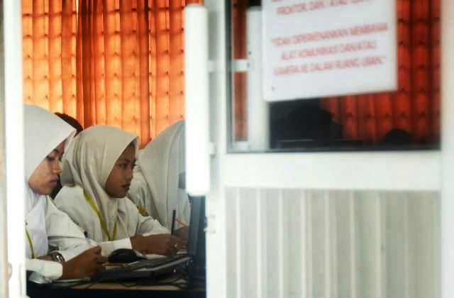 Bangganya Kepsek SMAN 1 Toapaya Bisa Gelar UNBK Perdana