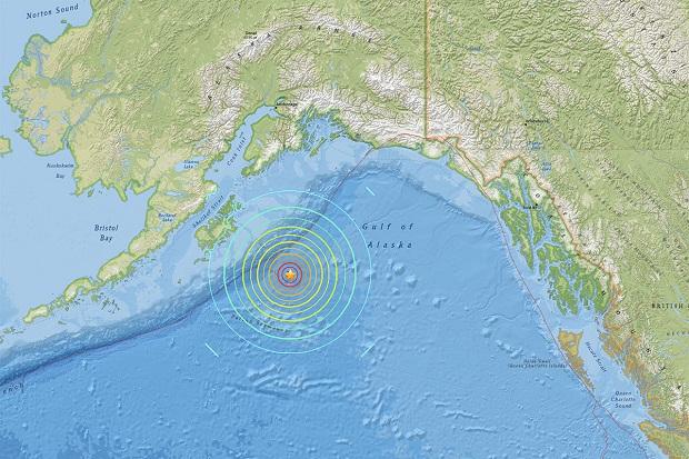 Gempa 7,9 SR Guncang Alaska, Daratan Amerika Waspada Tsunami 