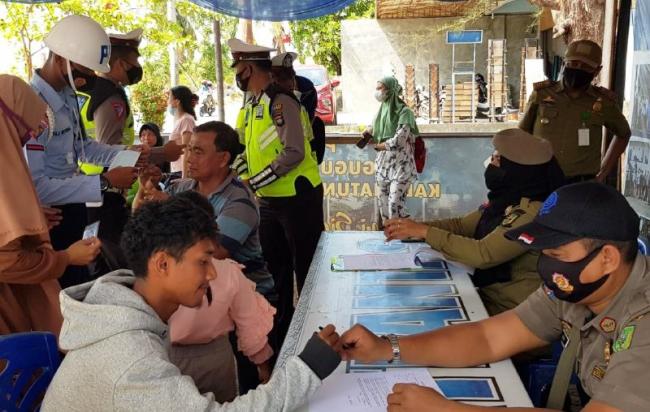 Polisi Natuna Jaring Pelanggar Prokes dan Lalu Lintas, Ini Sanksinya 